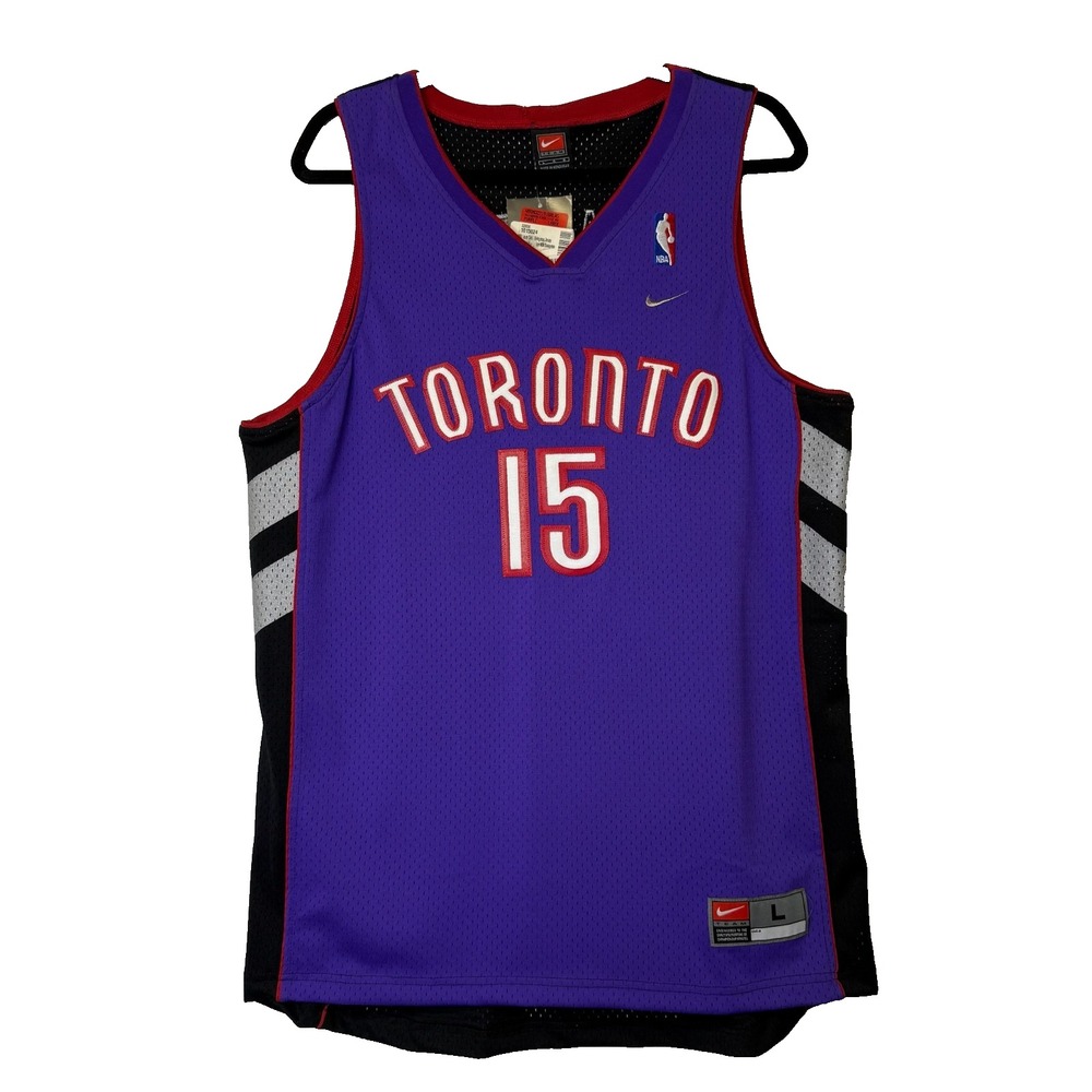 Vince Carter Toronto Raptors NBA Basketball Jersey Vintage Large Nike 2000s